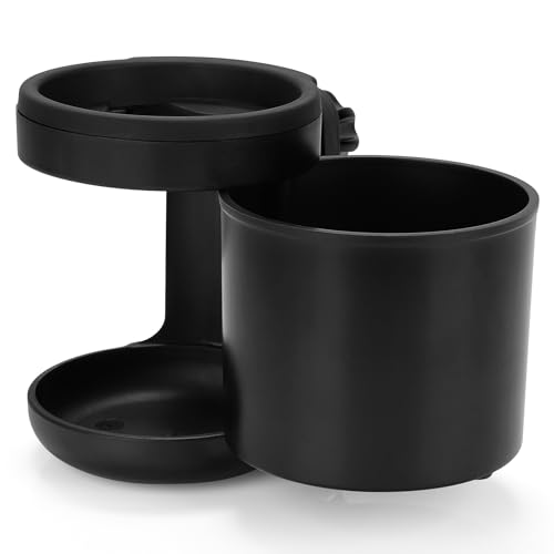 Image of Accmor Stroller Cup Holder, Universal Cup Holder for Walker Wheelchair Bike | 360 Rotatable Attachment Accessories for Uppababy Nuna Doona Strollers Scooter