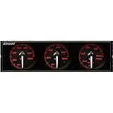 日本精機 Defi (デフィ) メーター【DIN-Gauge】白指針 / 黒文字板 / 赤照明 DF14402