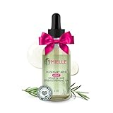 Mielle Organics Rosemary & Mint Light Hair Oil, Split Ends & Dry Scalp Treatment - Infused with Biotin & Essential Oils for Strengthening, Soothing, Moisturizing & Encouraging Longer Hair (2 Oz)