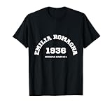 emilia romagna 1936 compleanno maglia divertente maglietta