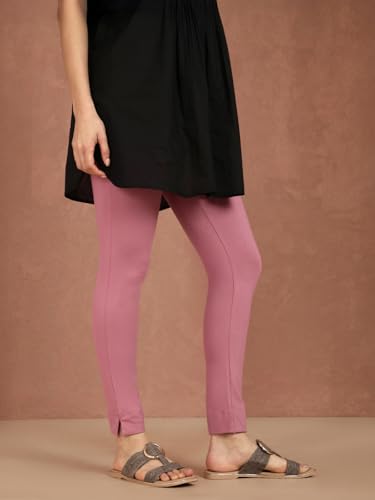 Image of TWIN BIRDS Women Cotton Blend Kurti Pants | Sleek Ethnic Daily Trousers