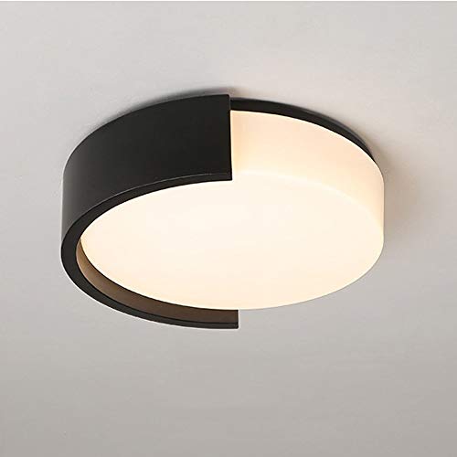Plafonnier LED rond en acrylique ultra fin et moderne pour salon et chambre