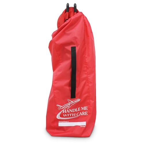 Hewjog Stroller Travel Bag for Airplane for Single Umbrella Strollers Red