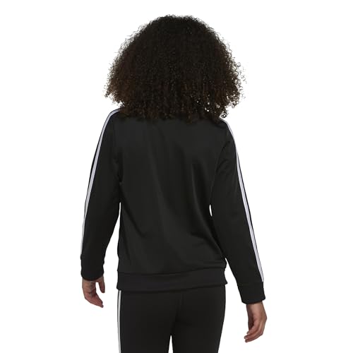 Image of adidas girls Zip-Up Tricot Track Jacket Warm-Up Bomber