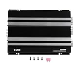 Universeller Autoverstärker 5800 W – 4-Kanal-Hochleistungs-Metall-Audiosystem-Leistungsverstärker für Multimedia-Player, Lautsprecher – 2/4 Ohm Ausgang