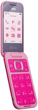 HMD Barbie Phone Flip – Mobile Phone with Cover (2.8 Inch Screen,...