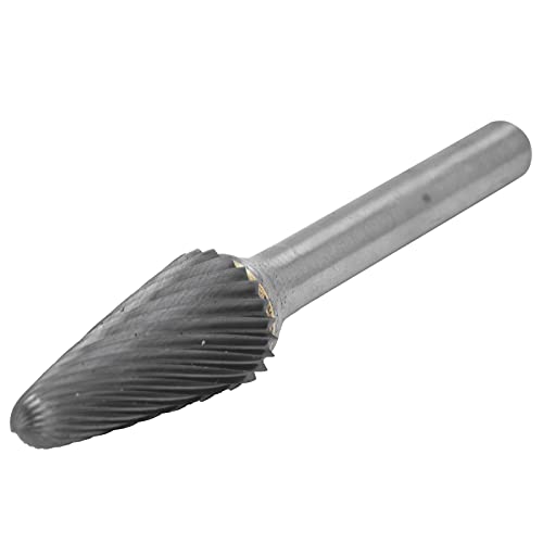 Fresa de carburo 12mm doble corte acero tungsteno miniatura 4