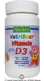Navitco. Kosher NutriBear Vitamin D3 400 IU Jelly Bears 60 Bears