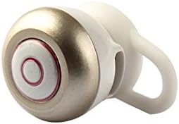 Soyan Mini Small Bluetooth Headset 4.1 Earbud Headset Headphone Earpiece Earphone with Microphone For iPhone and Android Smartphone (Gold)
