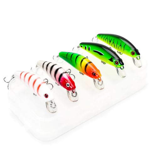 Leurres Wobbler Minnow Steinn poisson artificiel sandre perche couleur 5