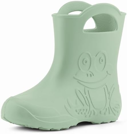 Ladeheid Gummistiefel Kinder EVA Regenstiefel Jungen Mädchen LA-CA-01 | Federleicht, wasserdicht und bequem, als Regenschuhe für Jungen und Mädchen, flexibel für Regen, Matsch, Sch