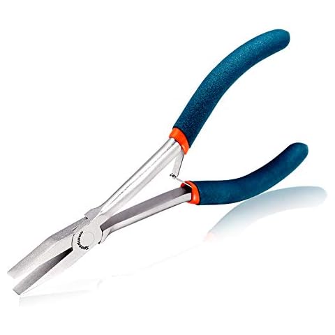 SPEEDWOX 6 Inch Flat Nose Pliers for Jewelry Cover