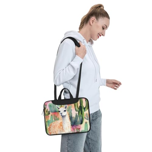 Bolso para portátil KHiry para hombre y mujer negro miniatura 7