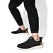 HEEZ Men's Casual Shoes Dress Sneakers Fashion Walking Shoes for Men Oxfords Lightweight Comfortable Tennis Black Size 10.5