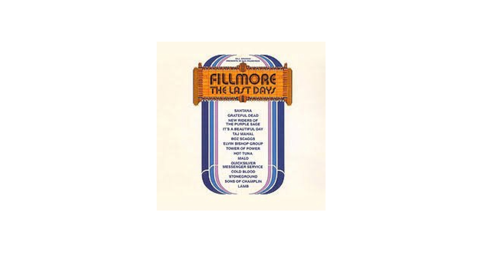 Amazon.com: Fillmore The Last Days / Various: CDs & Vinyl