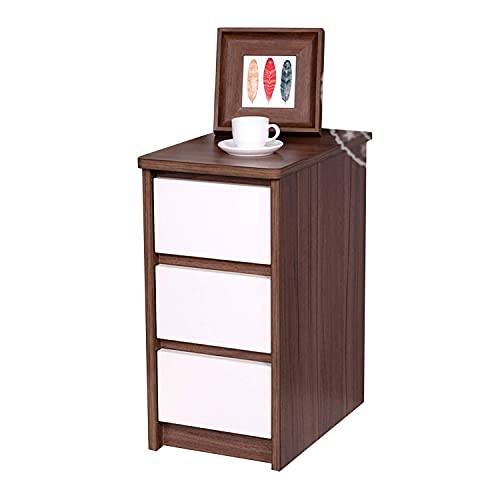 HJYBFA Mesita de Noche Moderna para Dormitorio, fácil de Instalar, pequeña, Ideal para refrigerios y artículos Esenciales para la Noche, diseño Compacto (25 x 39 x 50 cm)