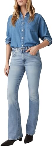 Levi's 726 High Rise Flare, Donna, Blue Wave Light, 26W / 32L