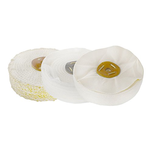 Disque sisal G Sisal Mops 6x1.5 pouces pour polissage moyen et final