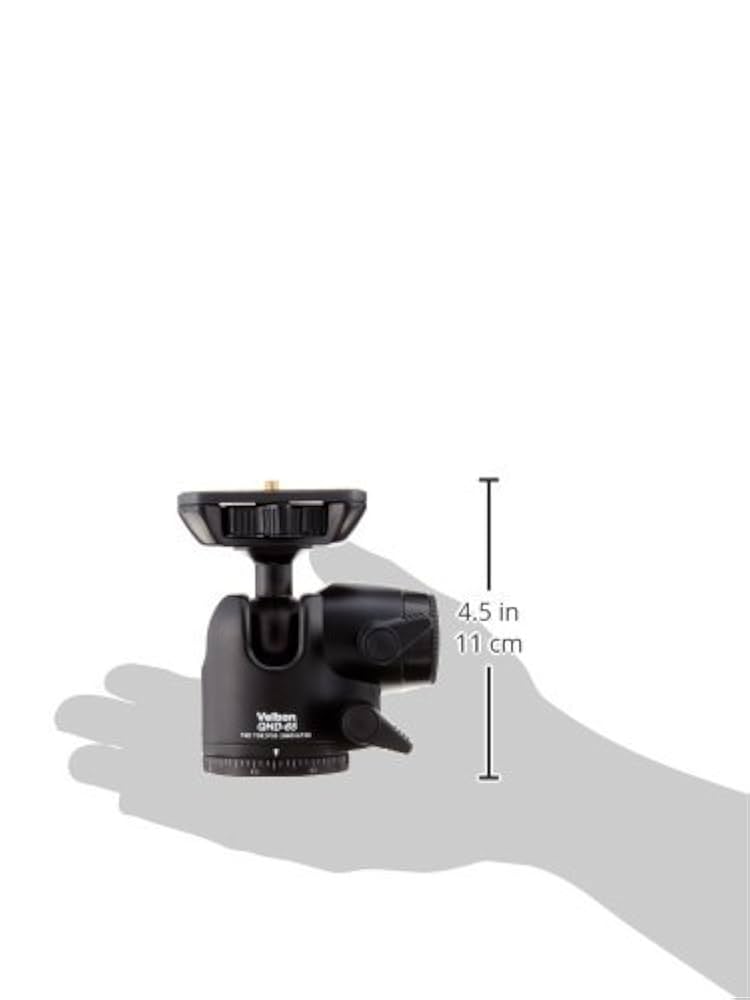 (未使用･未開封品)　Velbon 自由雲台 QHD-65 中型 底面径56mm マグネシウム製 472601 7z28pnb Velbon（ベルボン） 雲台 QHD-65 - ハクバ写真産業