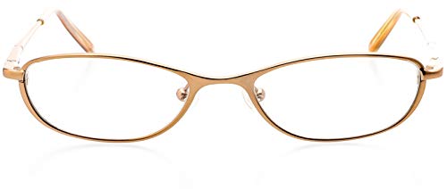 Optical Eyewear - Oval Shape, Metal Full Rim Frame - for Women or Men Prescription Eyeglasses RX4