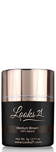 Image of Looks21 Hair Loss Concealer - Medium Brown - 3gm / 0.11 oz