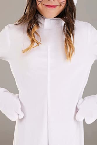 Disfraz completo de gato blanco para niños miniatura 4