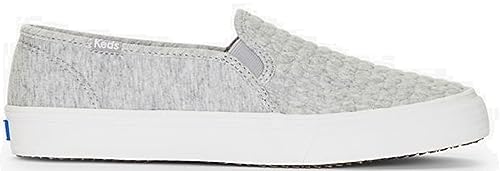 Image of Keds Womens Double Decker Canvas Slip On Sneakers Shoes Casual - Black