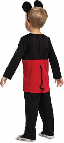 Miniatura 3 de Disney Mickey - Disfraz Mickey Mouse Oficial - Incluye Disfraz Y Diadema Con Orejas Tallas Disponibles Xs - Para Niños De 3 A 4 Años