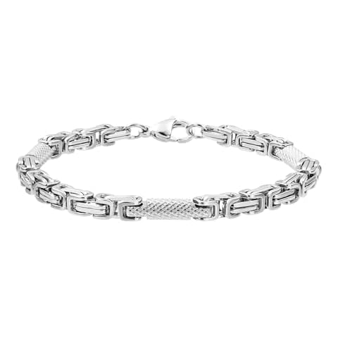 SDA Surgical Steel Byzantine Link Bracelet Cover