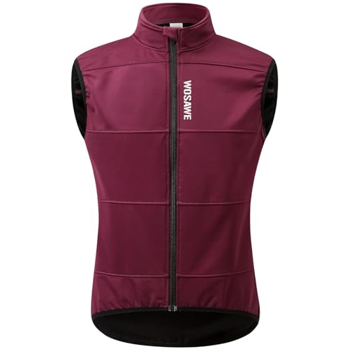 Veste velo sans manches pour rouler en automne hiver gilet cyclisme coupe-vent thermique