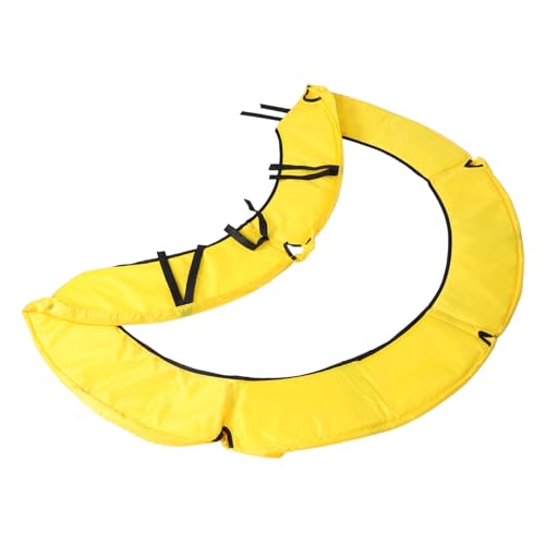 UKCOCO Heavy Duty Trampoline Cover Protective Cushion Pad for Trampolines Shock Absorbing Design Easy Installation Durable Oxford Fabric Fits Various Brands
