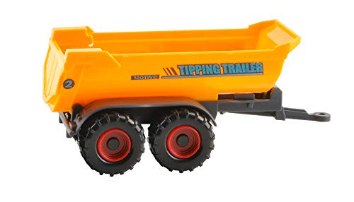 ISO TRADE Farm Set 6 landwirtschaftliche Maschinen Spielzeug Kinder Traktoren Anhänger