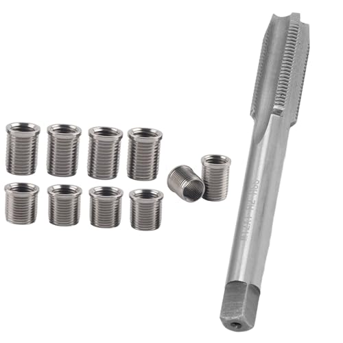 Outil de Réparation de Filetage de Bougie D'allumage en Acier Inoxydable M10x1.0 et M12x1.0 Taraud Accessoires