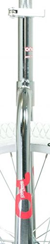 MONOCICLO QU-AX ONLYONE 20"LLANTA CROMADA CUBIERTA BLANCA COLOR PLATA - Image 3