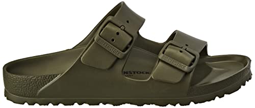 Image of birkenstock Arizona Eva Mules /Clogs Men Black Mules Shoes, Green, 8 US