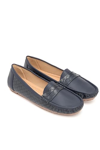 CUSCINO Womens Vintage Vibe Navy Blue Moccasin_6 UK (CUNOI8) (B0D5VJ1VVN) Amazon Price History, Amazon Price Tracker