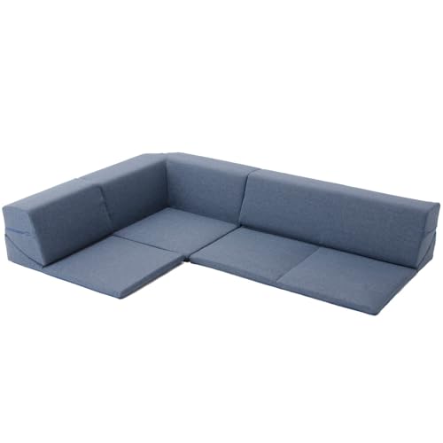 カバーリングコーナーソファ A847 デニムブルー(100)[No.326]/ 家具 インテリア おしゃれ ソファー 神奈川県