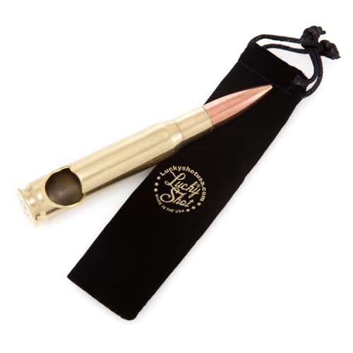 Lucky Shot Bottle Opener Gift Set in Brass with Box | Retirement Gifts For Men