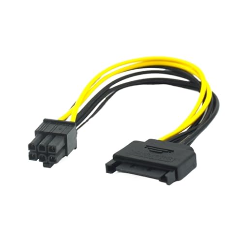 Cable adaptador convertidor SATA a PCI-E de 20 cm