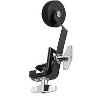 Snare Drum Schalldämpfer Tone Control Schwarz Externe Clamp-on Mute Silencer Legierung Tragbare Drum Kit Teile Zubehör(schwarz)