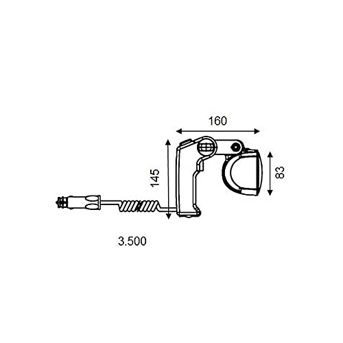 Hella 1H0 996 476-502 Search Light miniatura 2