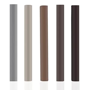 Grijze laminaatvloer reparatie kit, zachte wax vuller sticks hout krassen reparatie kleurpotloden laminaat werkblad houten vloer krassen gaten remover voor licht donkergrijs eiken meubels