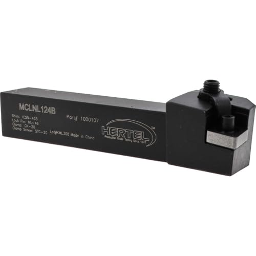 Hertel Indexable Turning Toolholder, MCLNL124B, 3/4