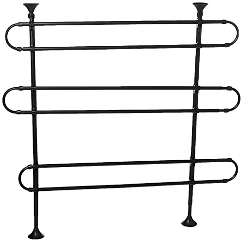 Midwest Homes for Pets Schutzgitter für SUVs, mit 6 Rohren, schwarz, Modell 11