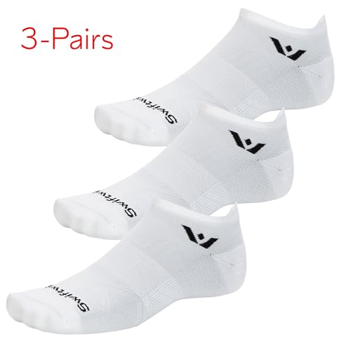 Image of Swiftwick- ASPIRE (3 Pairs) No-Show Running Socks, Cycling Socks, Compression Fit