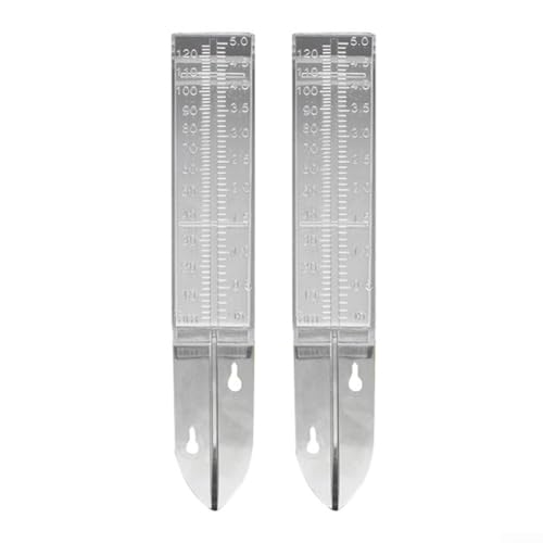 Zilimontt Pluviomètre de jardin en plastique avec échelle de mesure des précipitations de 120 mm pour l'extérieur et le jardinage (1 pièce)