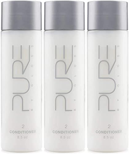 Pure By Gloss Conditioner – Fresh Lemon Scent – for All Hair Types – Cruelty Free and Paraben Free – Luxurious Moisturizing, Softening & Detangling Formula – for Men and Women – 8.5oz Each – 3 Pack