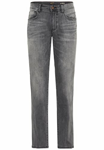 camel active Herren Regular Fit Houston Stretch Jeanshose 30W / 34L Mittelgrau – Ansicht 1