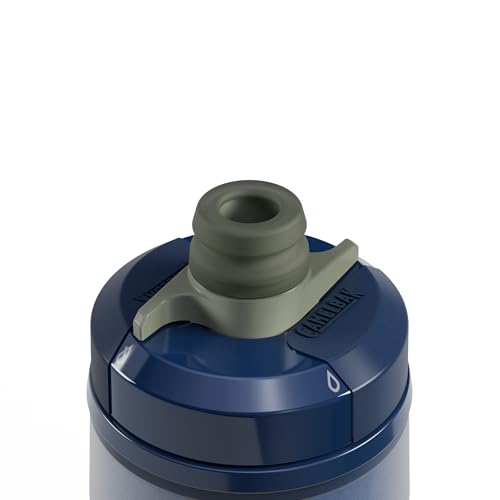 Image of CamelBak Podium Chill Insulated Bike Squeeze Water Bottle, Cold Retention for Cycling, 21oz, Mercury Deep Sea