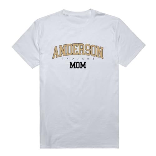 Anderson University Trojans Mom T-Shirts Heather Grey Medium